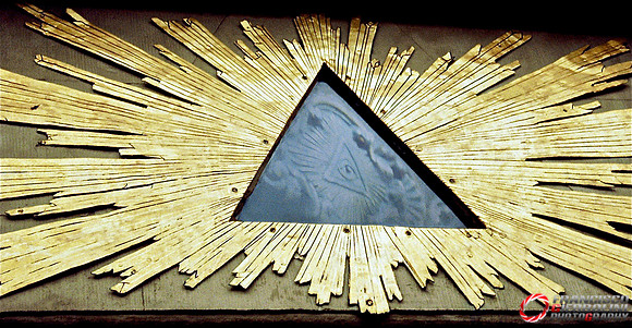 Reflexion of the  All Seeing Eye in a Pyramid, Stockhilm, Sweden 2008